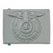 SS EM  Belt Buckle - Grey Steel (Embossed Back) 