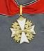 Nazi German Eagle Order Neck Cross with Swords 
