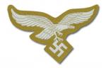 Luftwaffe Afrikakorps Hermann Meyer Bevo Insignia, EM Cap Eagle