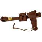 US 45cal 1916 Leather Holster, Belt & Ammo Pouch Set